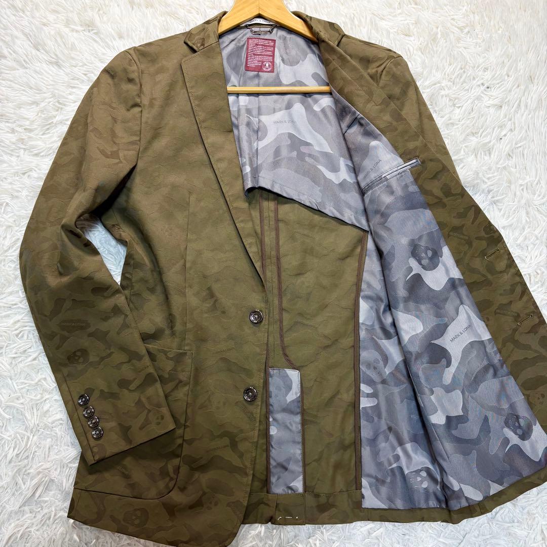 マークアンドロナ　テーラード　カモフラ　M