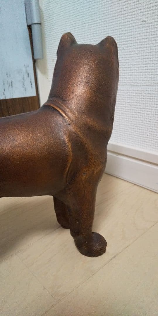 渋い顔の犬➰金属製 めちゃ重