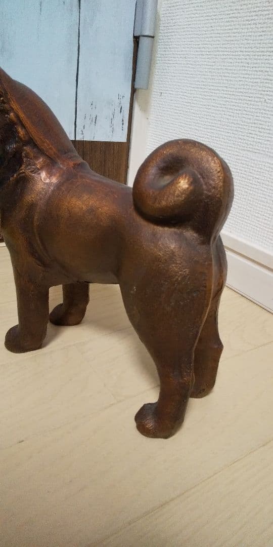 渋い顔の犬➰金属製 めちゃ重
