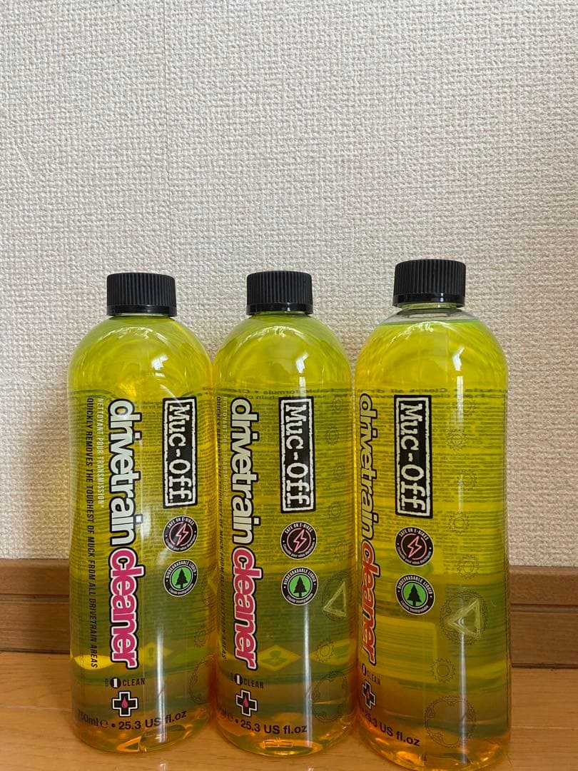 Muc-Off ドライブトレインクリーナー 750ml 3本セット【日本正規品】