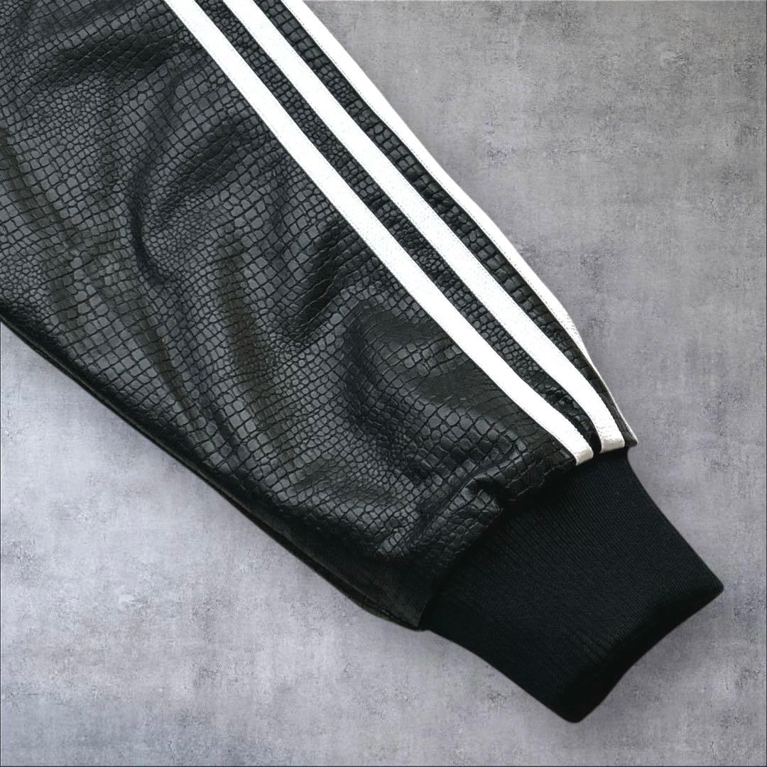 新品　adidas トラックジャケット　ファイアーバード　クロコ　合皮XLサイズ