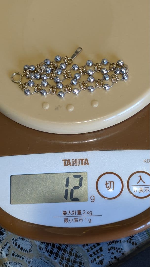 さっちゃん　祖母が孫にと40数年前に購入した１８K、P850のブレスレット