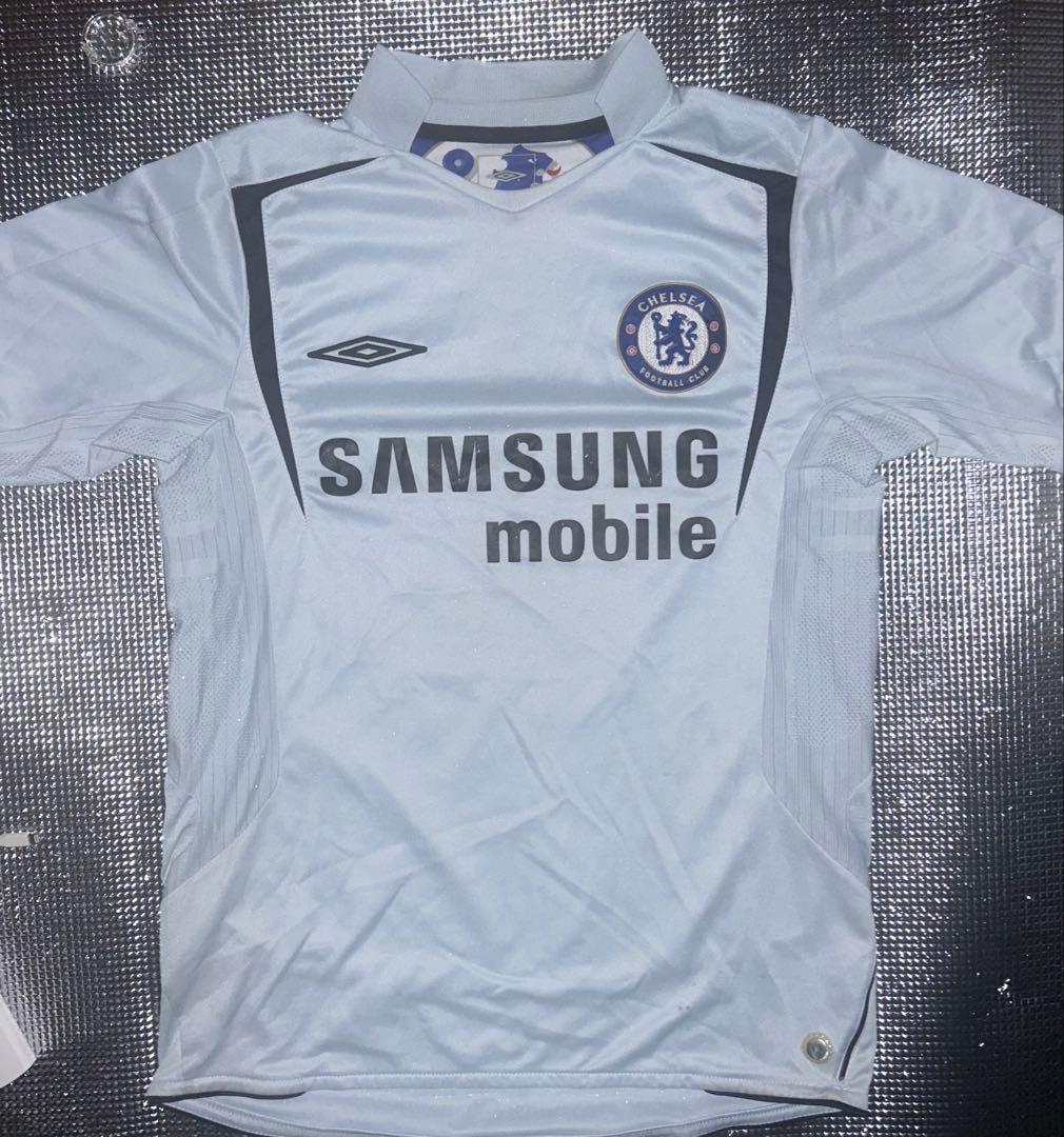 激レア！05-06 Chelsea ライトブルー半袖sサイズ