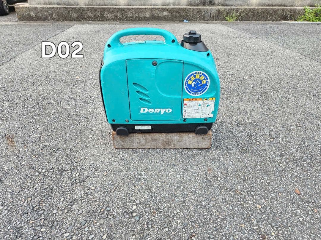 動作確認済 デンヨー インバーター発電機 GE-900SS-IV (D02)