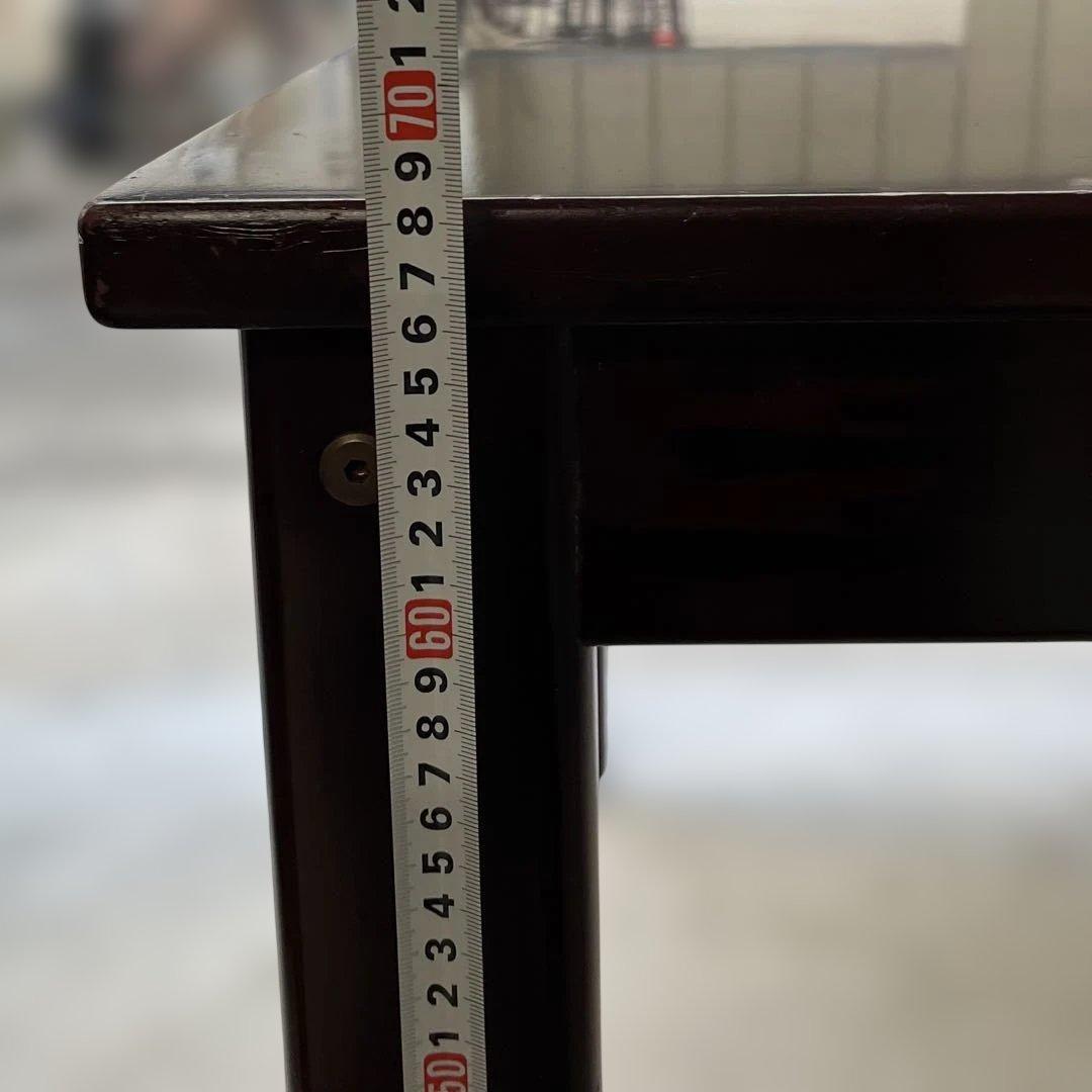 お引取り限定☆伸縮式ダイニングテーブル 木製☆椅子もお付けします