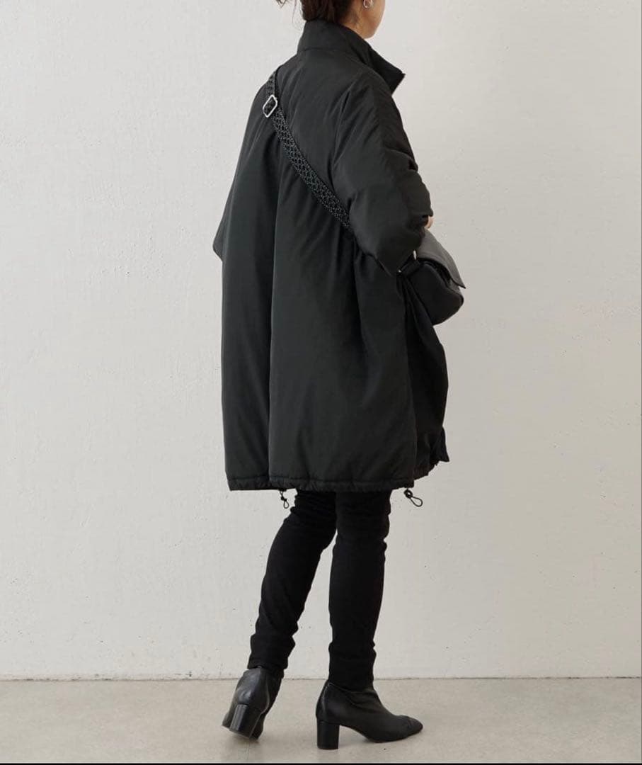 BEARDSLEY 中綿BIGポンチョコート ブラック 　¥35200 正規品