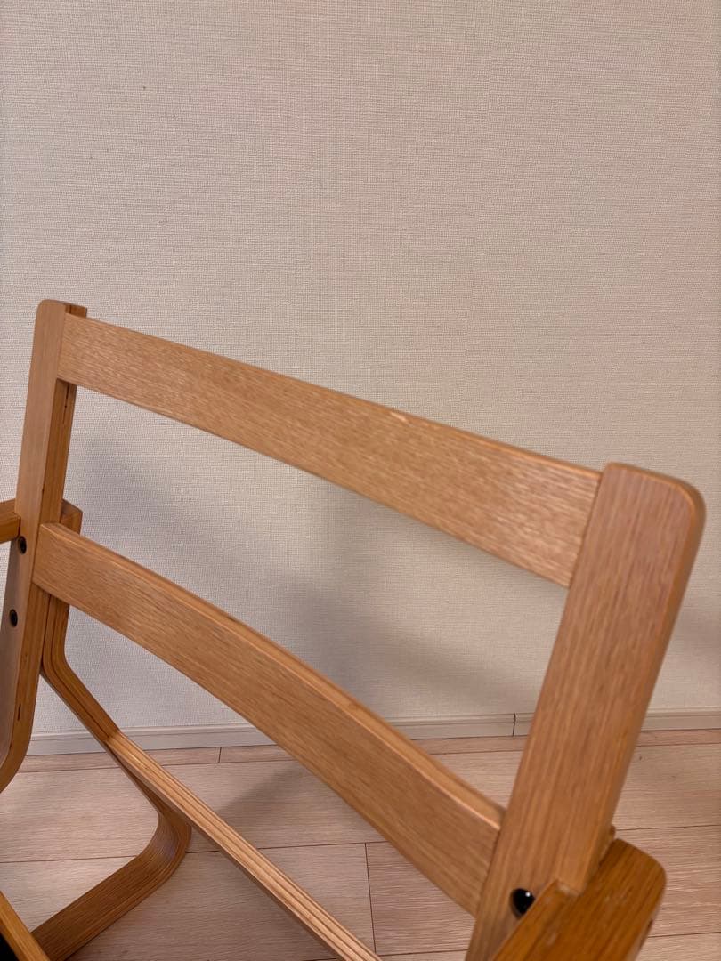 無印良品リビングでもダイニングでも使えるシリーズ、ソファチェア1脚　オーク　②