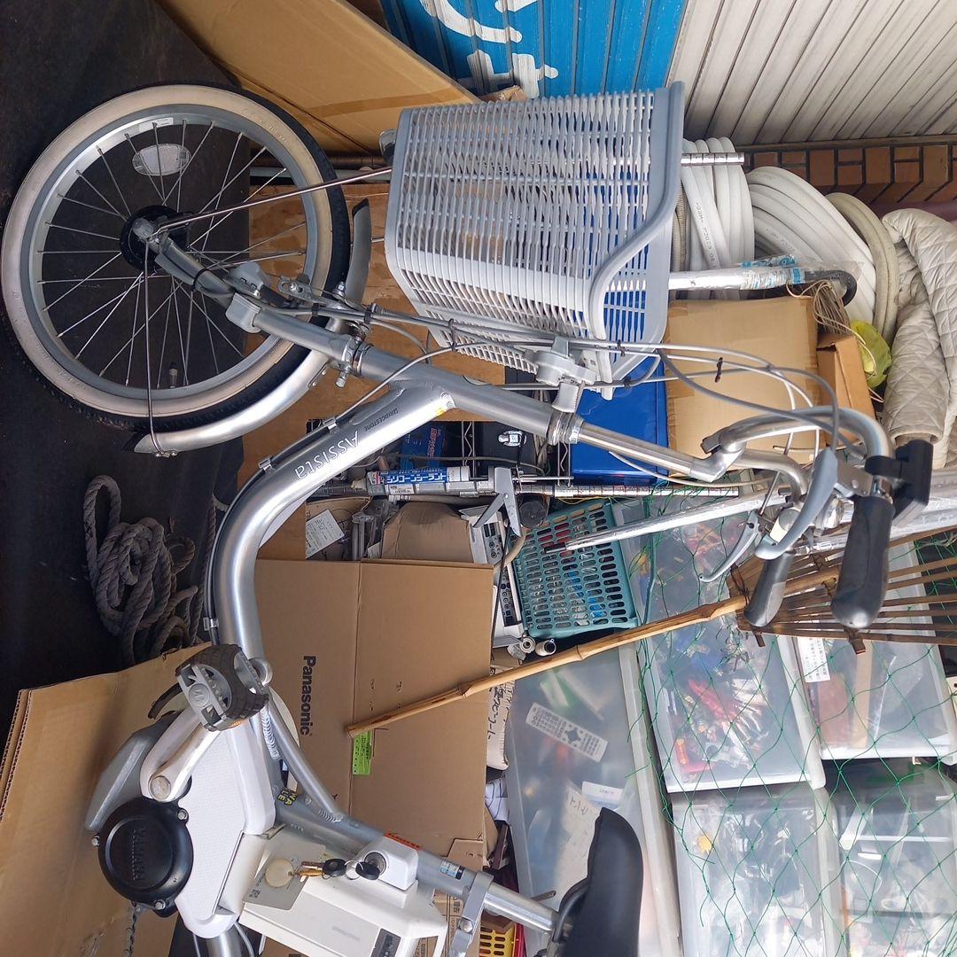 ともさん専用　ブリヂストン充電　電動アシスタワゴン三輪車 シルバー