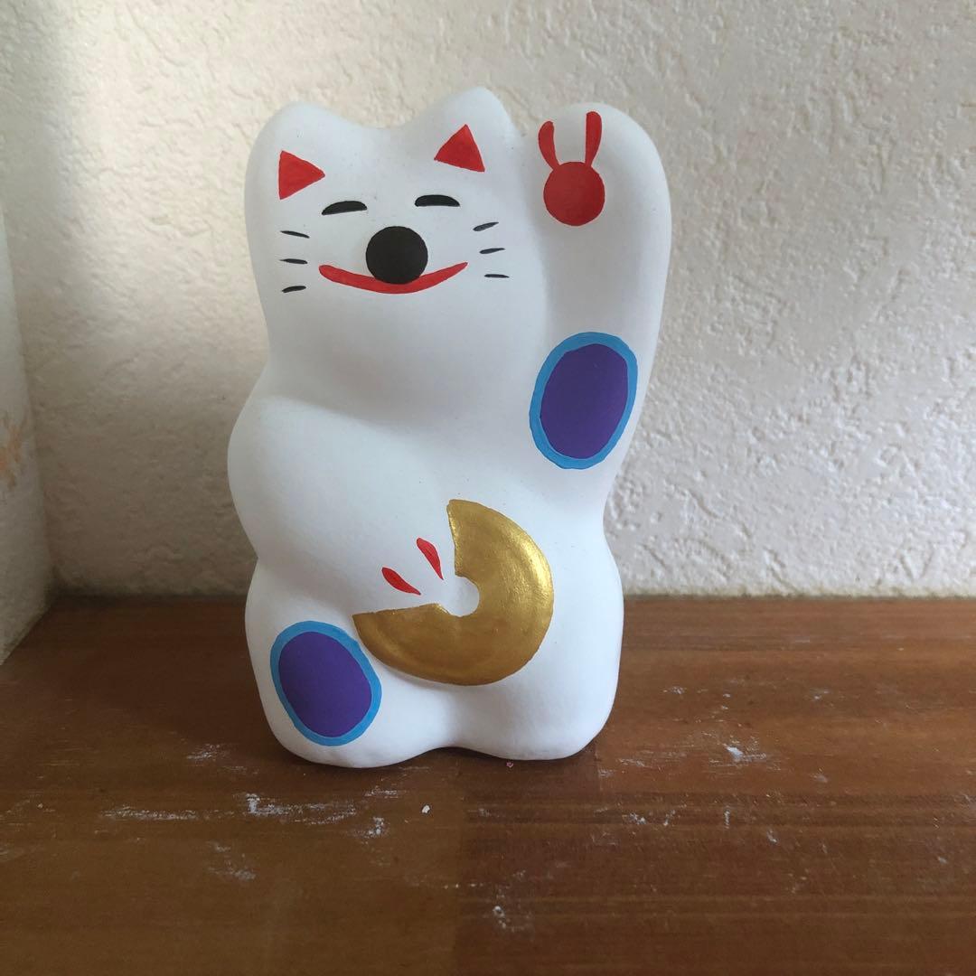 輪葉葉　招き猫　6体セット