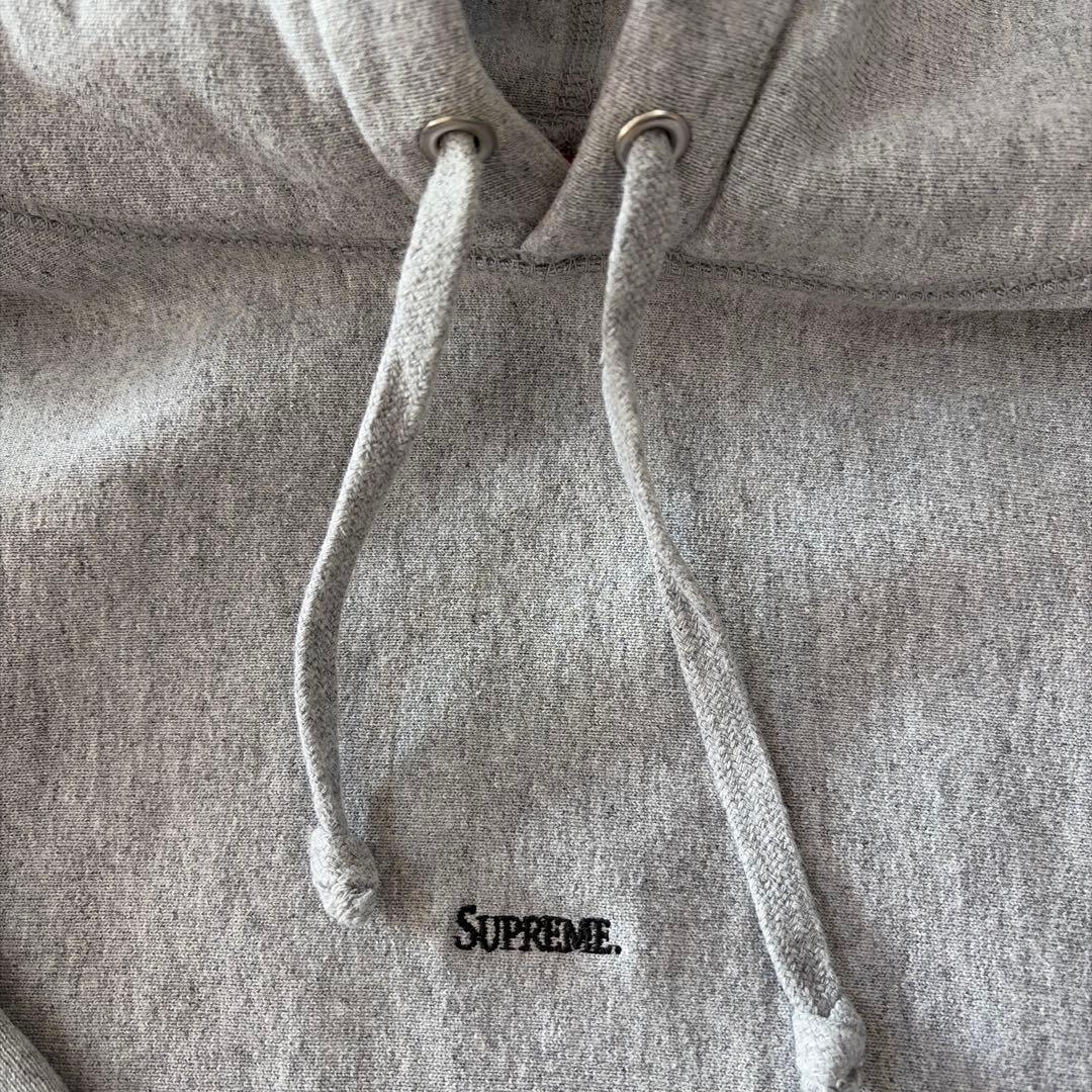 Supreme グレー フード付きパーカー