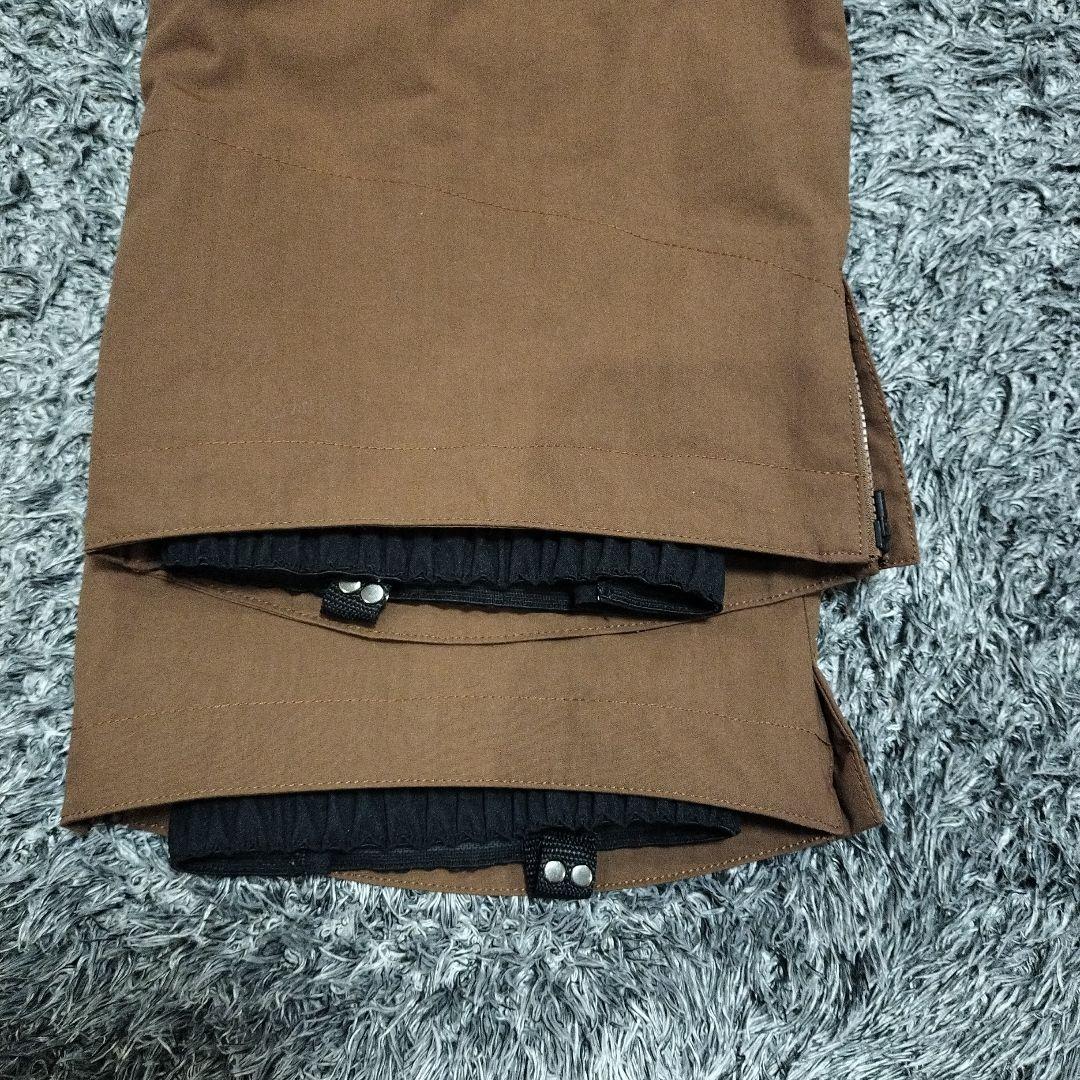 【美品】TWO FOR ONE ビブパンツLサイズ ブラウン