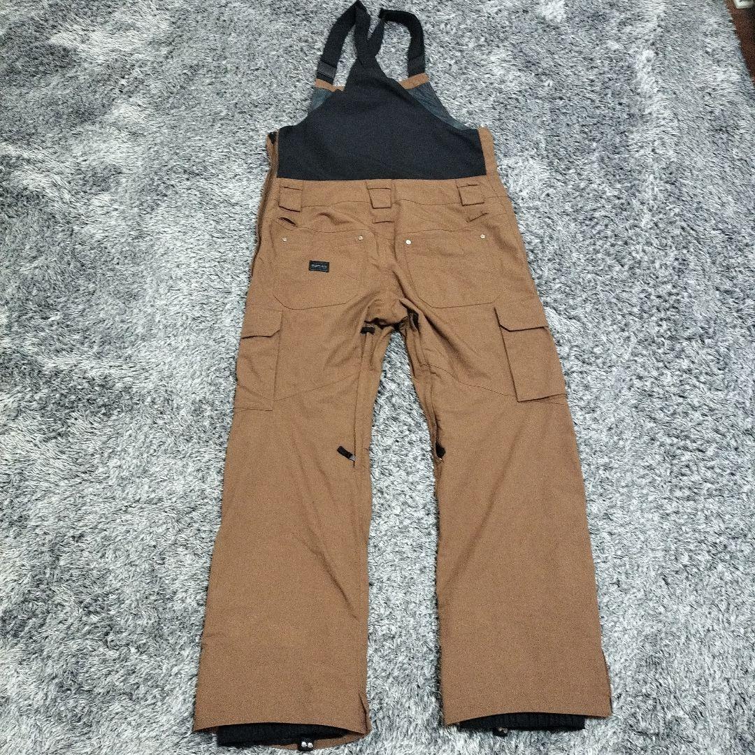 【美品】TWO FOR ONE ビブパンツLサイズ ブラウン