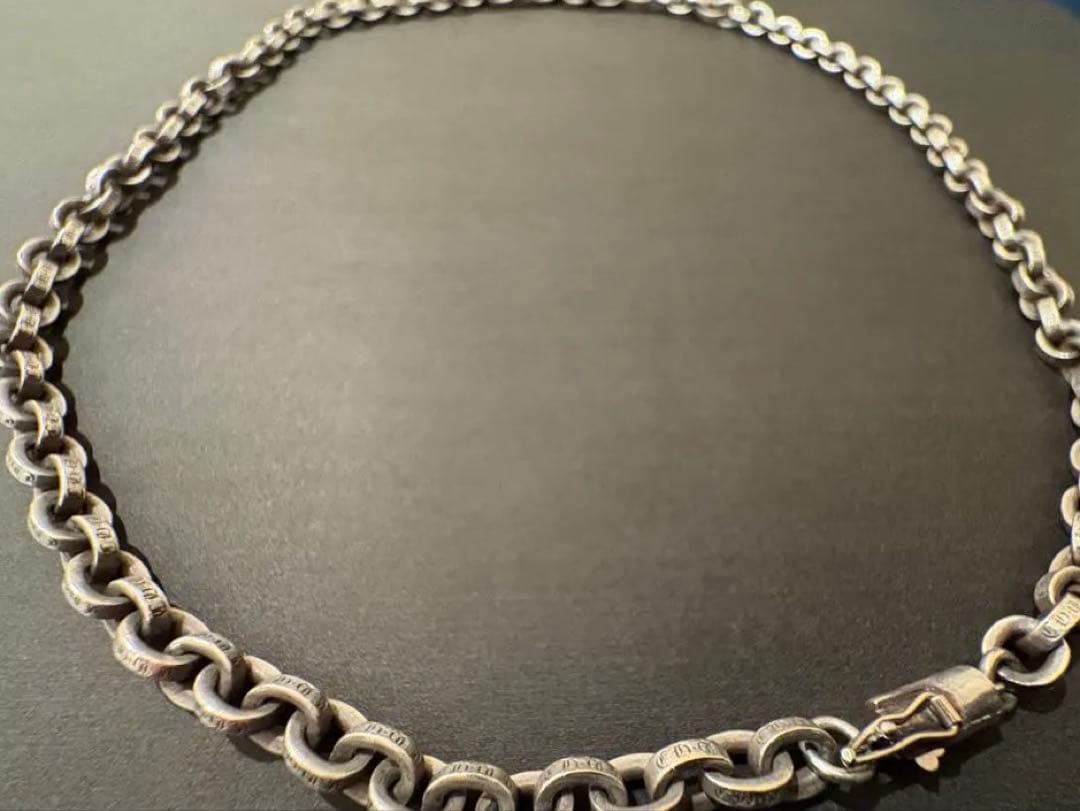 クロムハーツ　ペーパーチェーンネックレス　18インチ　約45cm