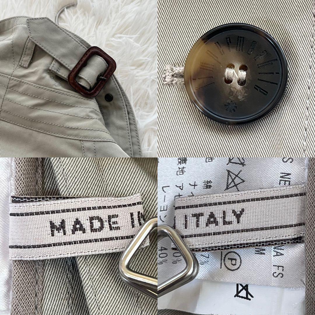 美品✨ リンペルメアビレ トレンチコート ベルト付 ダブル マキシ丈 菊池京子