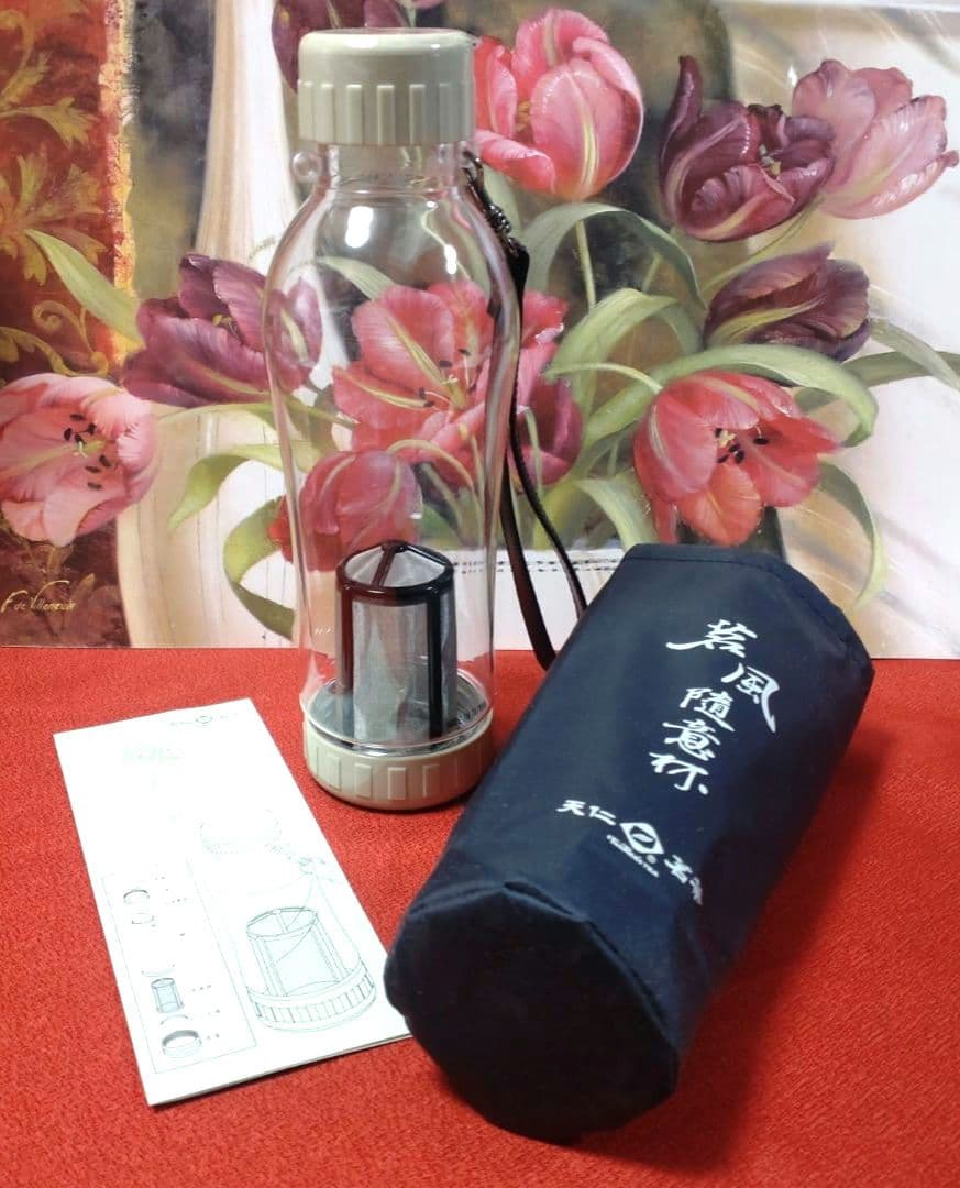 【未使用品❗️台湾製❗️】 ◆天仁茗茶◆軽量お茶の葉専用マグボトル水筒580cc