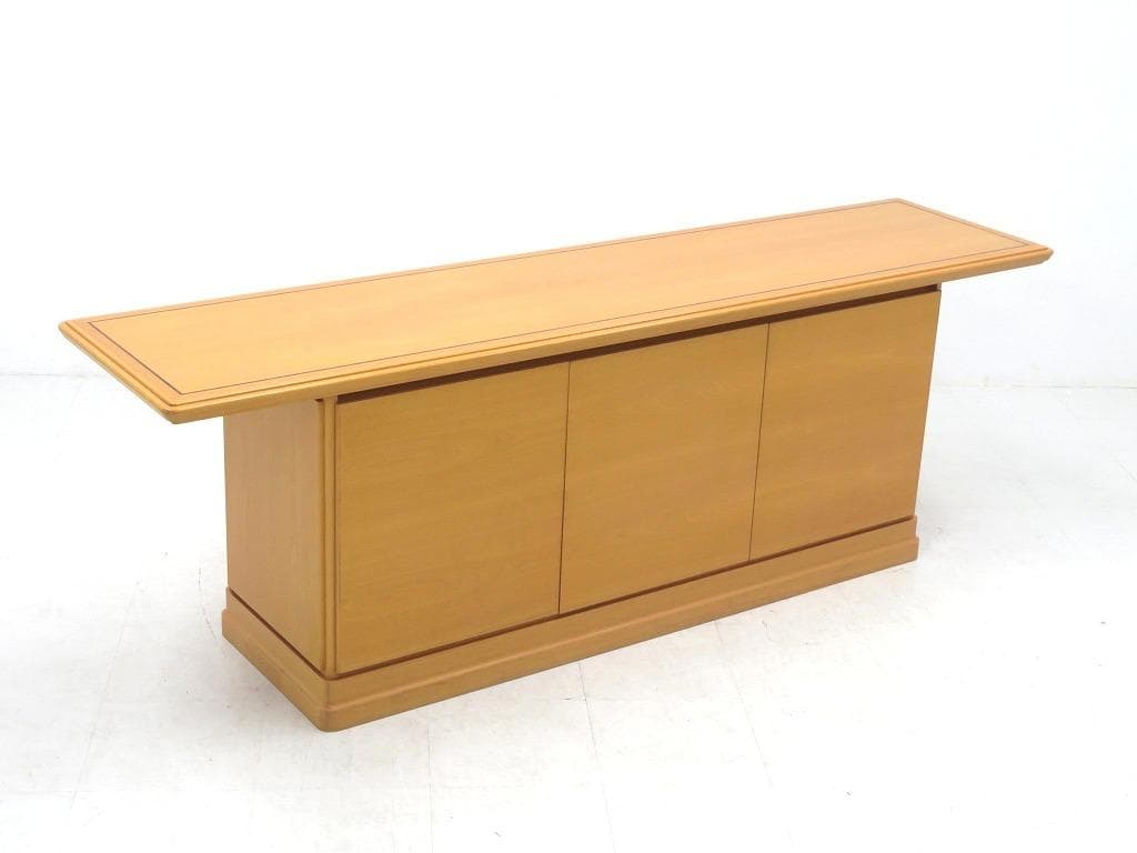 美品　天童木工　サクラ材　サイドボード　収納　キャビネット　チェスト　モダン