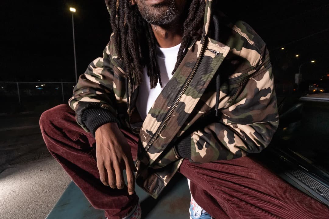 ダービーオブサンフランシスコ Camo With Hood 　迷彩　L　新品