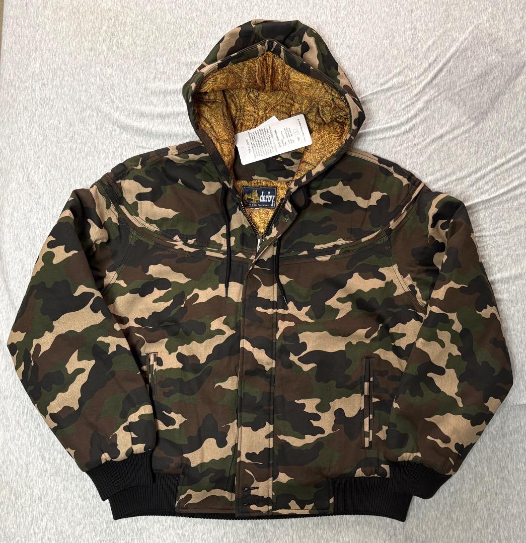 ダービーオブサンフランシスコ Camo With Hood 　迷彩　L　新品
