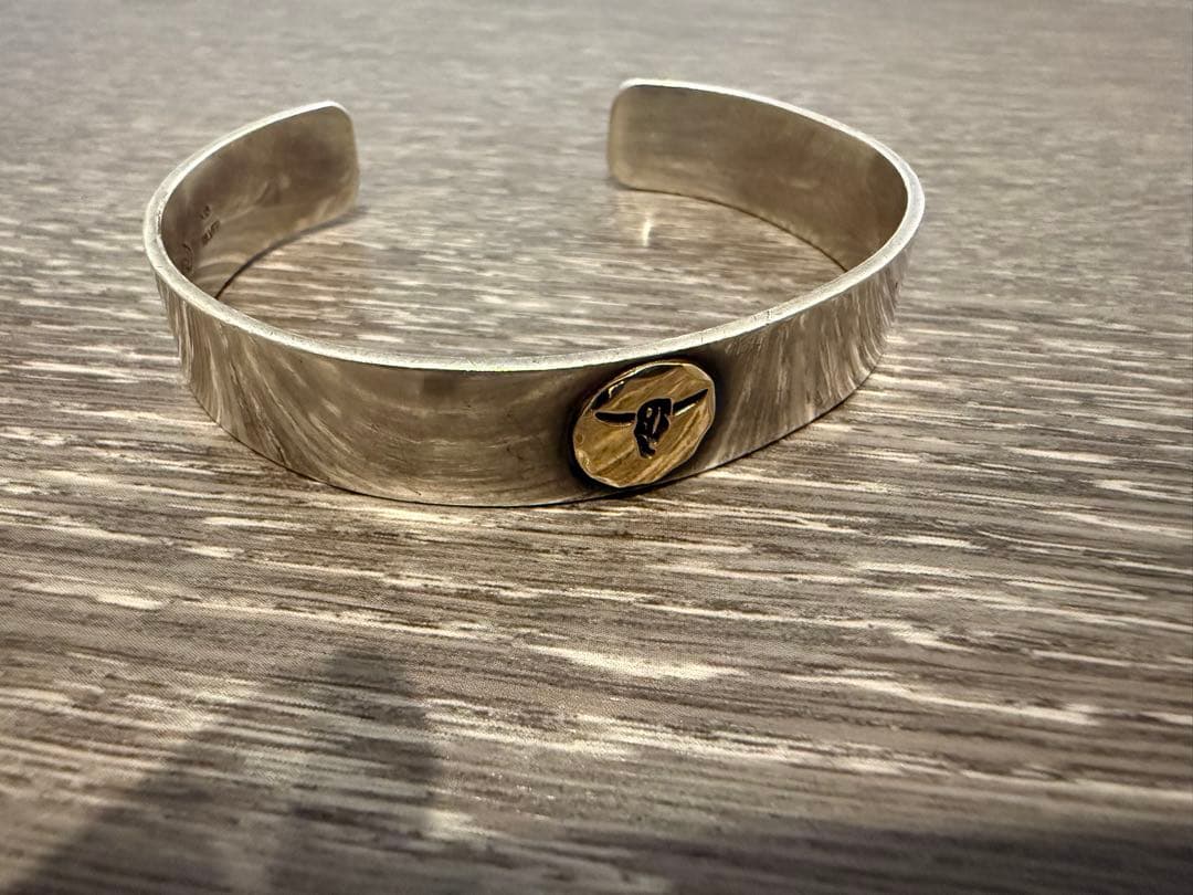 TADY&KING silver925 K18 バングル Ｍサイズ