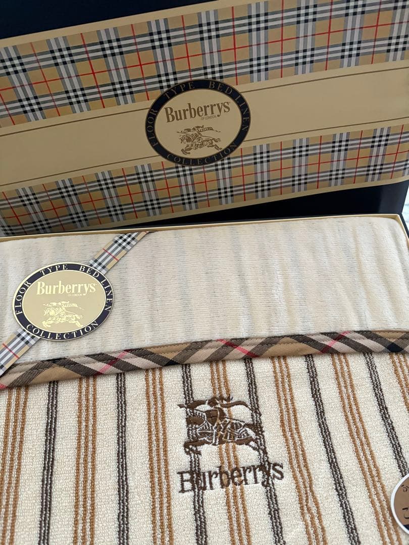 新品　BURBERRY バーバリー パイルブランケット　毛布　140x200cm