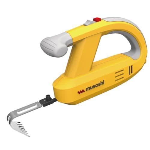 ムサシ 充電式除草バイブレーター イエロー WE-750(Y)b
