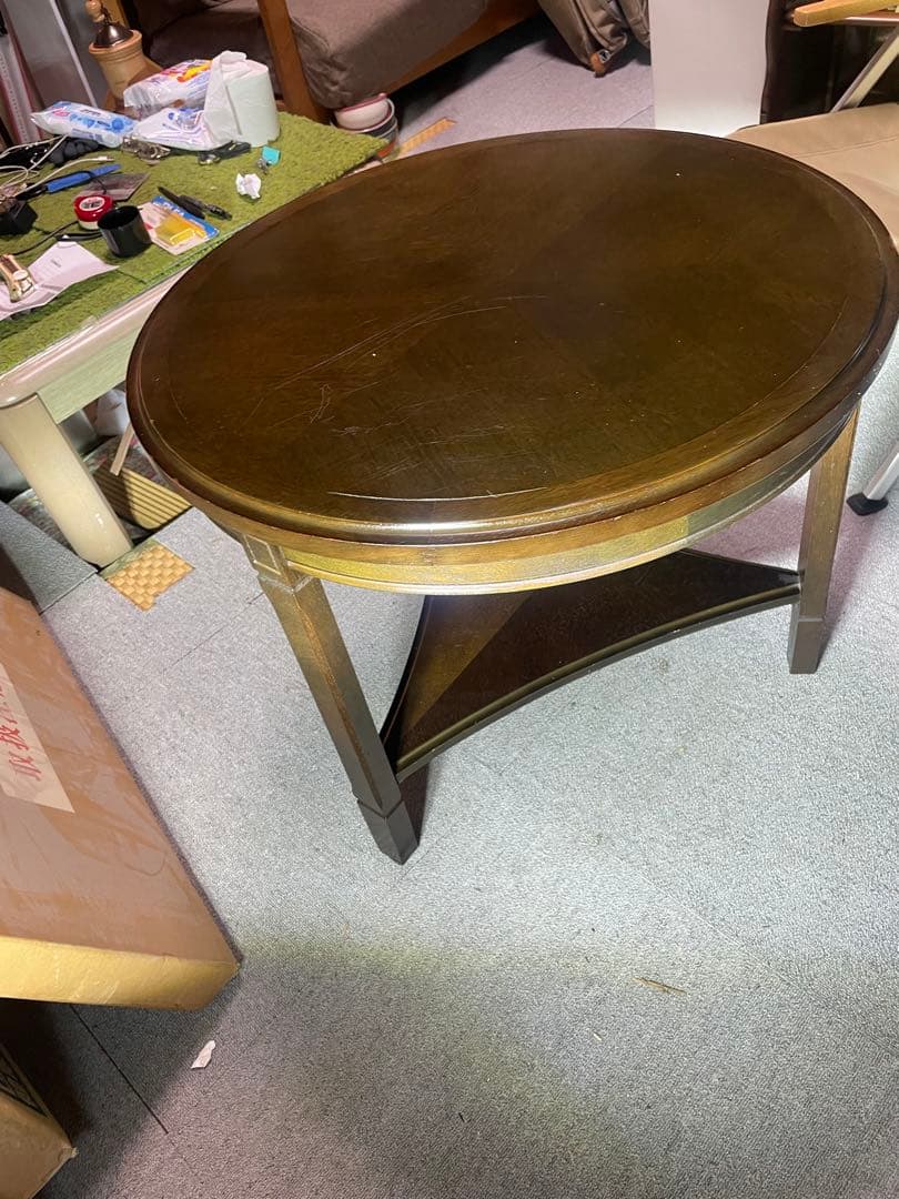 マルニ木工　地中海シリーズ サイドテーブル ラウンドテーブル