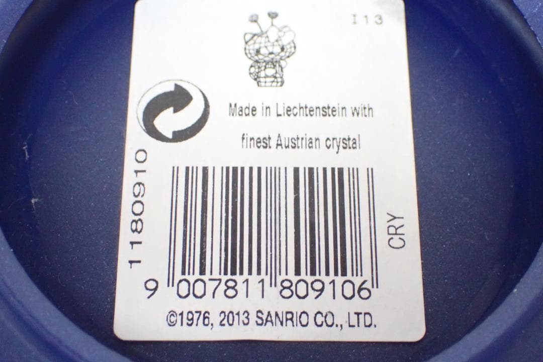 37/未使用品 スワロフスキー ハローキティ テントウムシ てんとう虫 置物