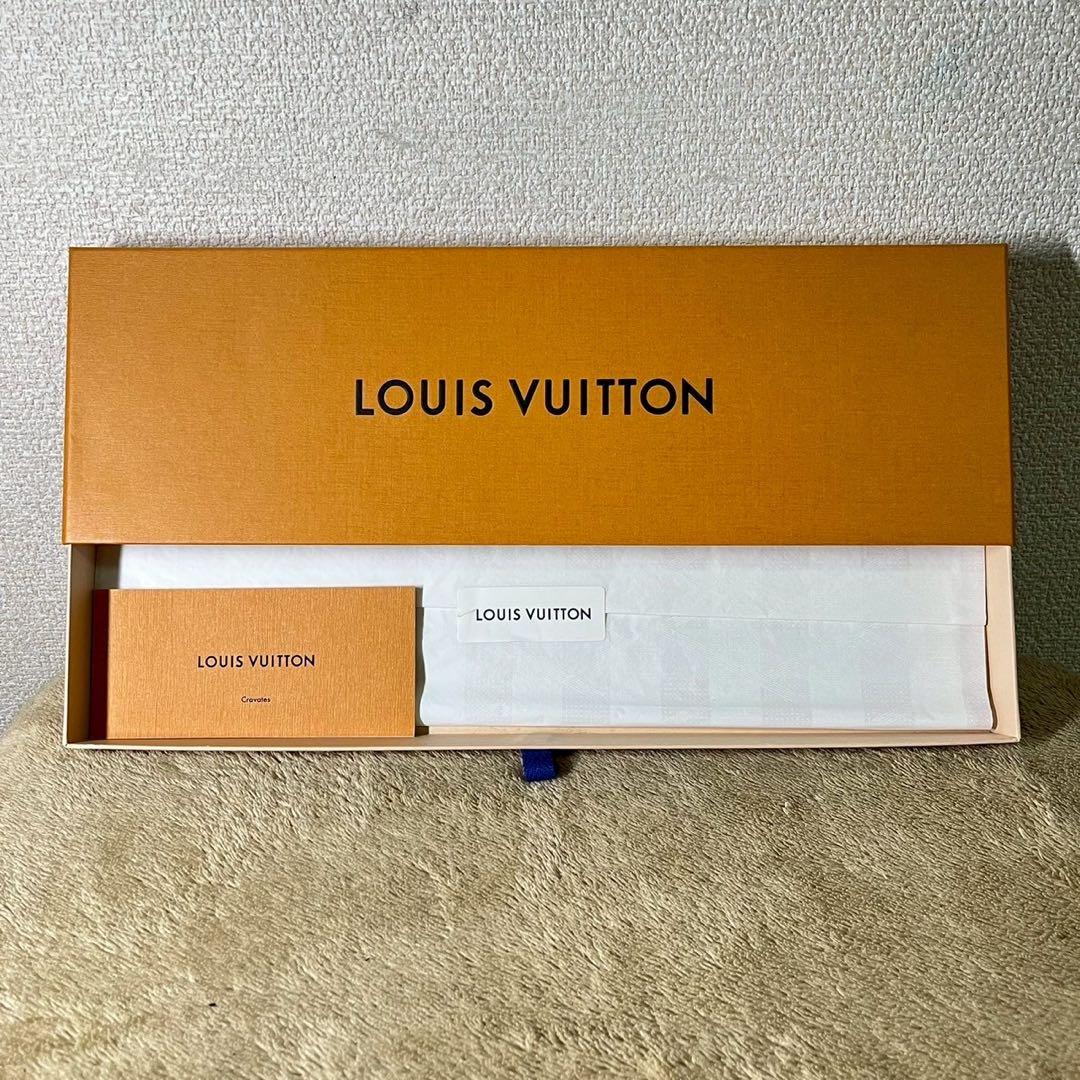 【新品】LOUIS VUITTON ルイヴィトン ネクタイ ダミエ ネイビー