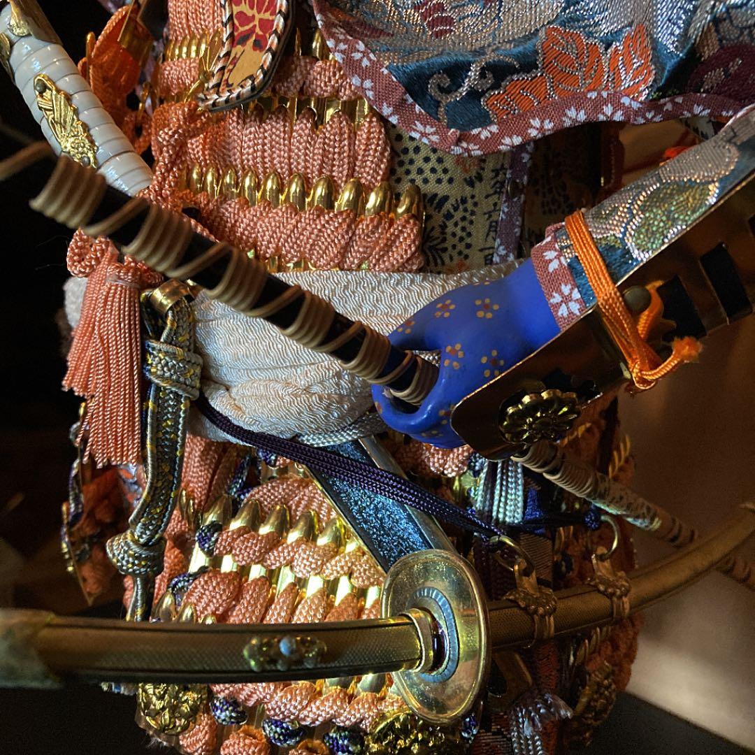 貴重 五月人形 鎧着武者人形兜人形 こども 昭玉作 サムライDoll