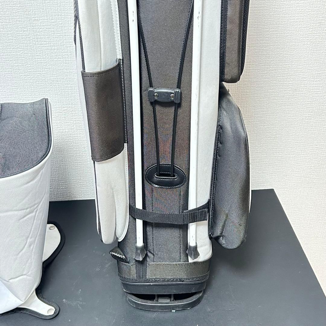 アウディ 純正 キャディバッグ ホワイト×カーボンBK 5分割 希少モデル