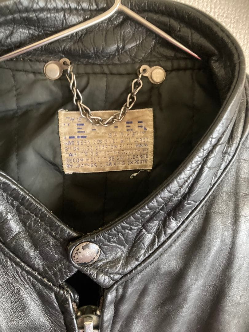 70年代 THIS GENUINE LEATHER GARMENT TALON