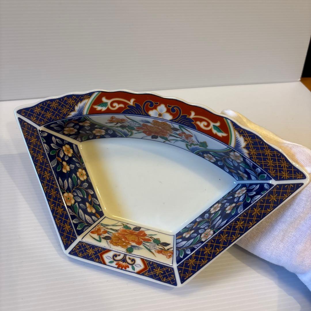 丸喜陶苑 有田焼 大皿39cm 仕切り皿5枚＋中央皿 会席皿 オードブル 皿