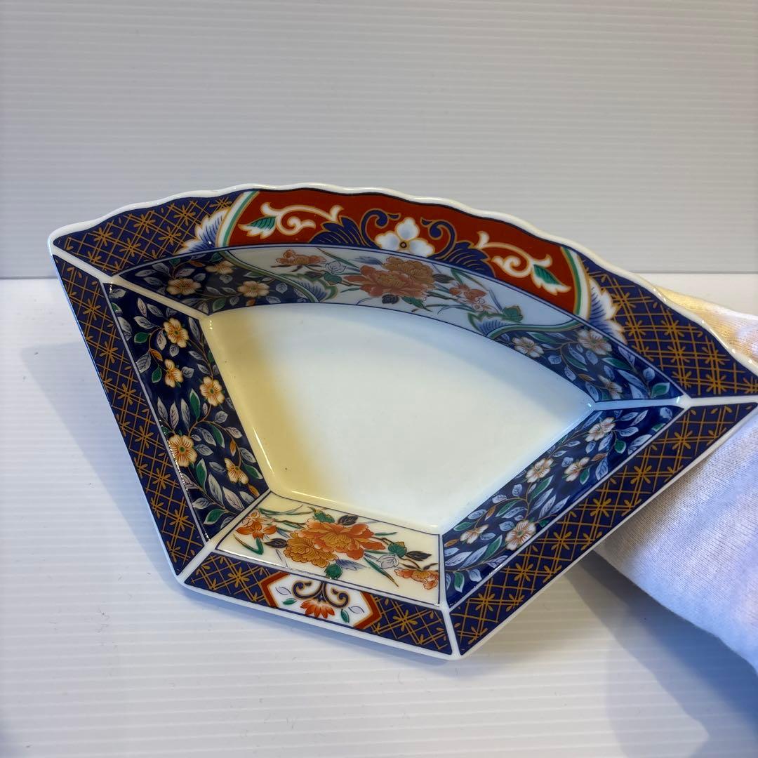 丸喜陶苑 有田焼 大皿39cm 仕切り皿5枚＋中央皿 会席皿 オードブル 皿