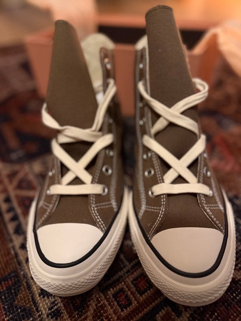 【新品】Converse addict CANVAS HI ブラウン　28CM
