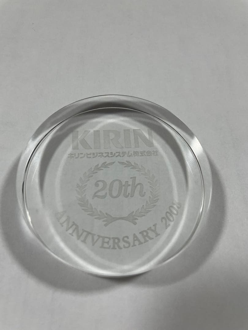 美品 KIRIN 20周年記念オブジェ 限定品