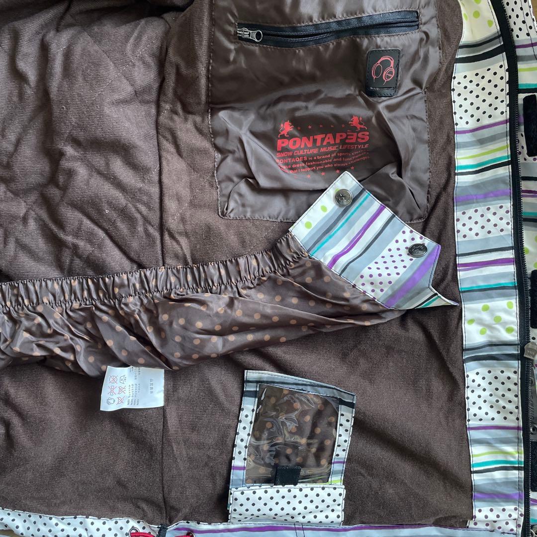 【PONTAPES】スキー・スノーボードウェア上下セット