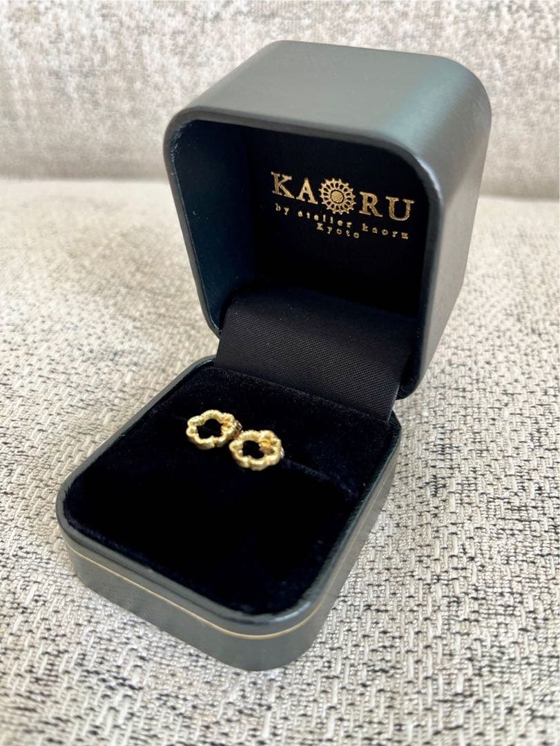KAORU アトリエカオル K18 ミモザ ピアス フォーマル セレモニー