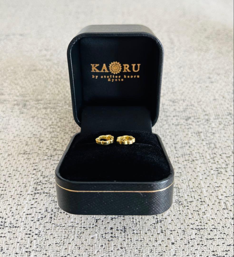 KAORU アトリエカオル K18 ミモザ ピアス フォーマル セレモニー