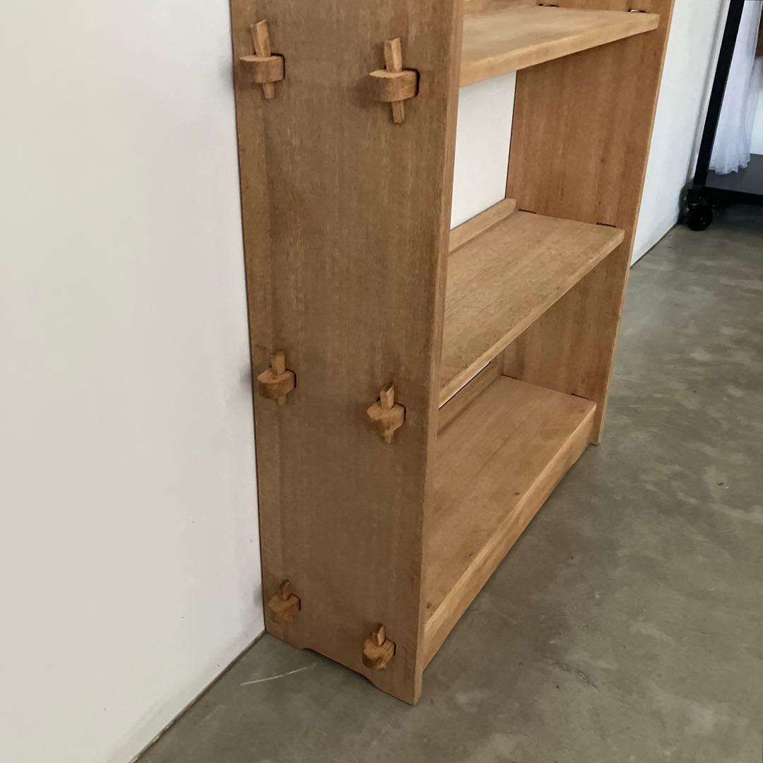 レトロ　アンティーク　古家具　古道具　剥離家具　ストリップド　本棚　シェルフ