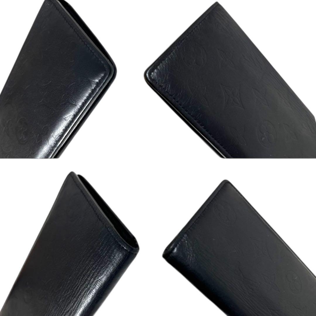 ルイヴィトン　モノグラムシャドウ　ポルトフォイユブラザ　長財布　二つ折り