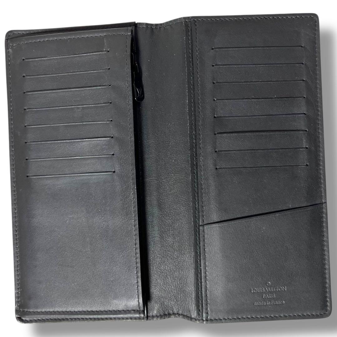 ルイヴィトン　モノグラムシャドウ　ポルトフォイユブラザ　長財布　二つ折り
