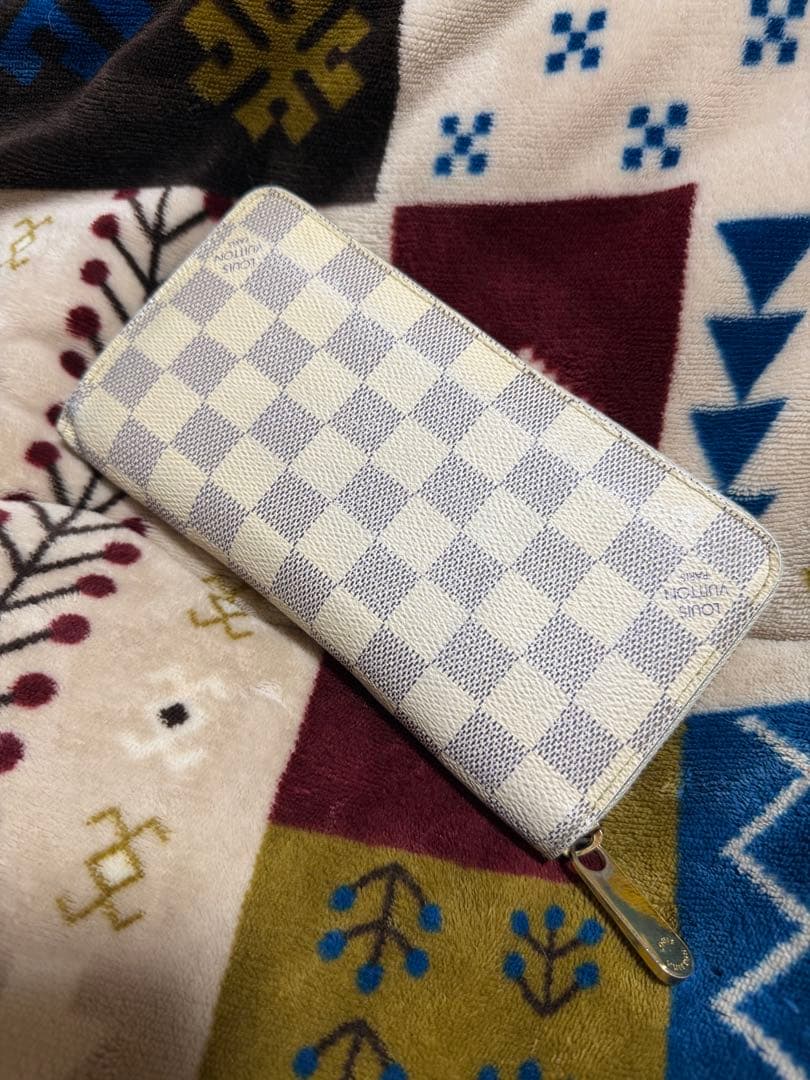 ルイ・ヴィトンチェック柄　ダミエ　長財布　送料込み！