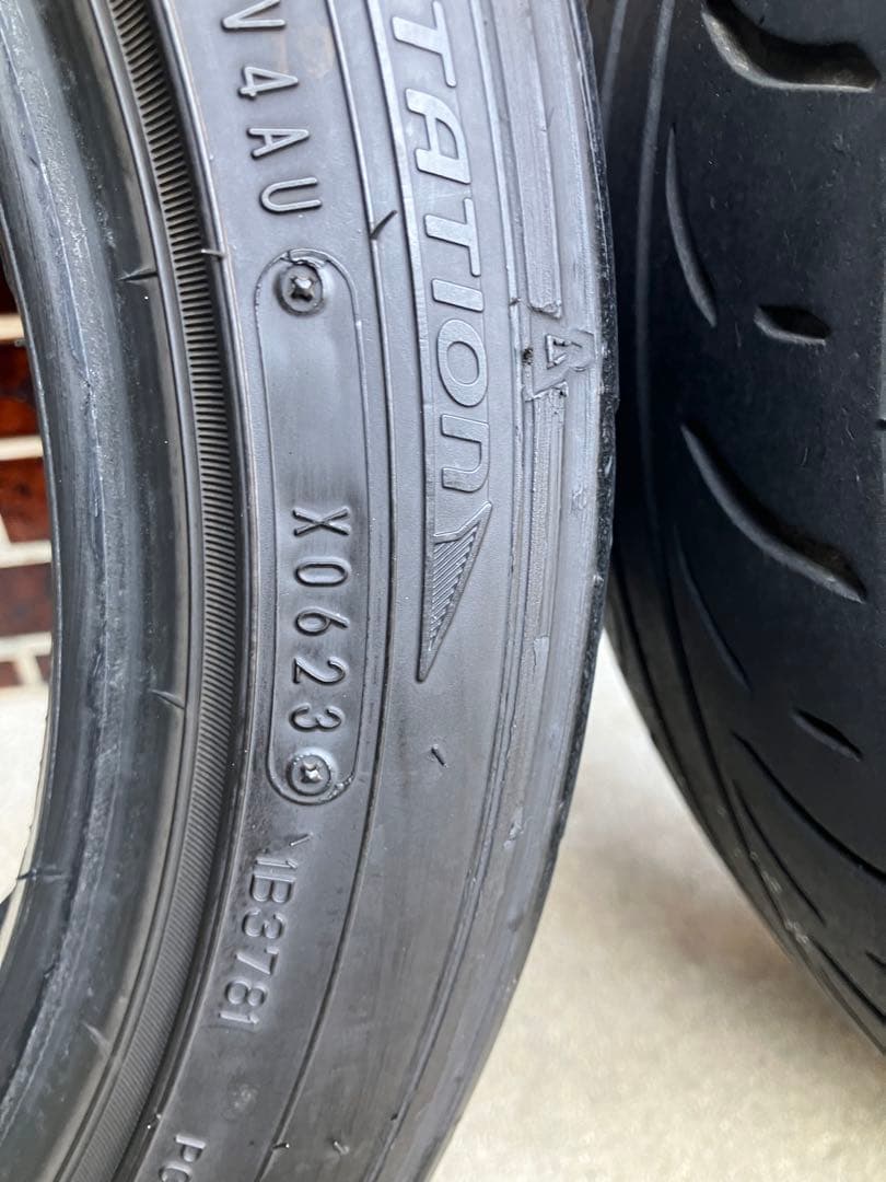 ダンロップディレッツァZ3 165/50R15 バリ溝2本セット② 23年製
