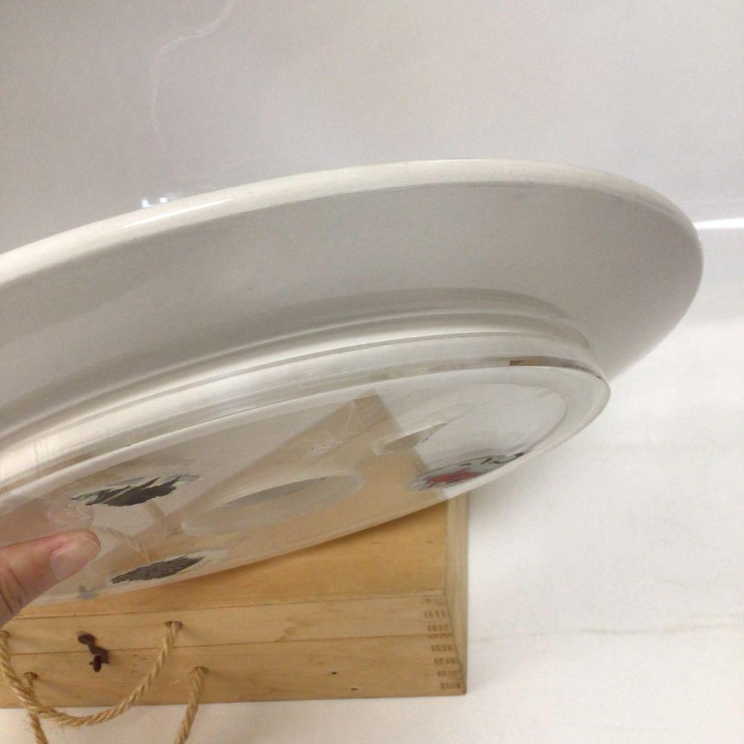 【希少】 sun motoyama 大皿　花柄陶器皿 木箱付き