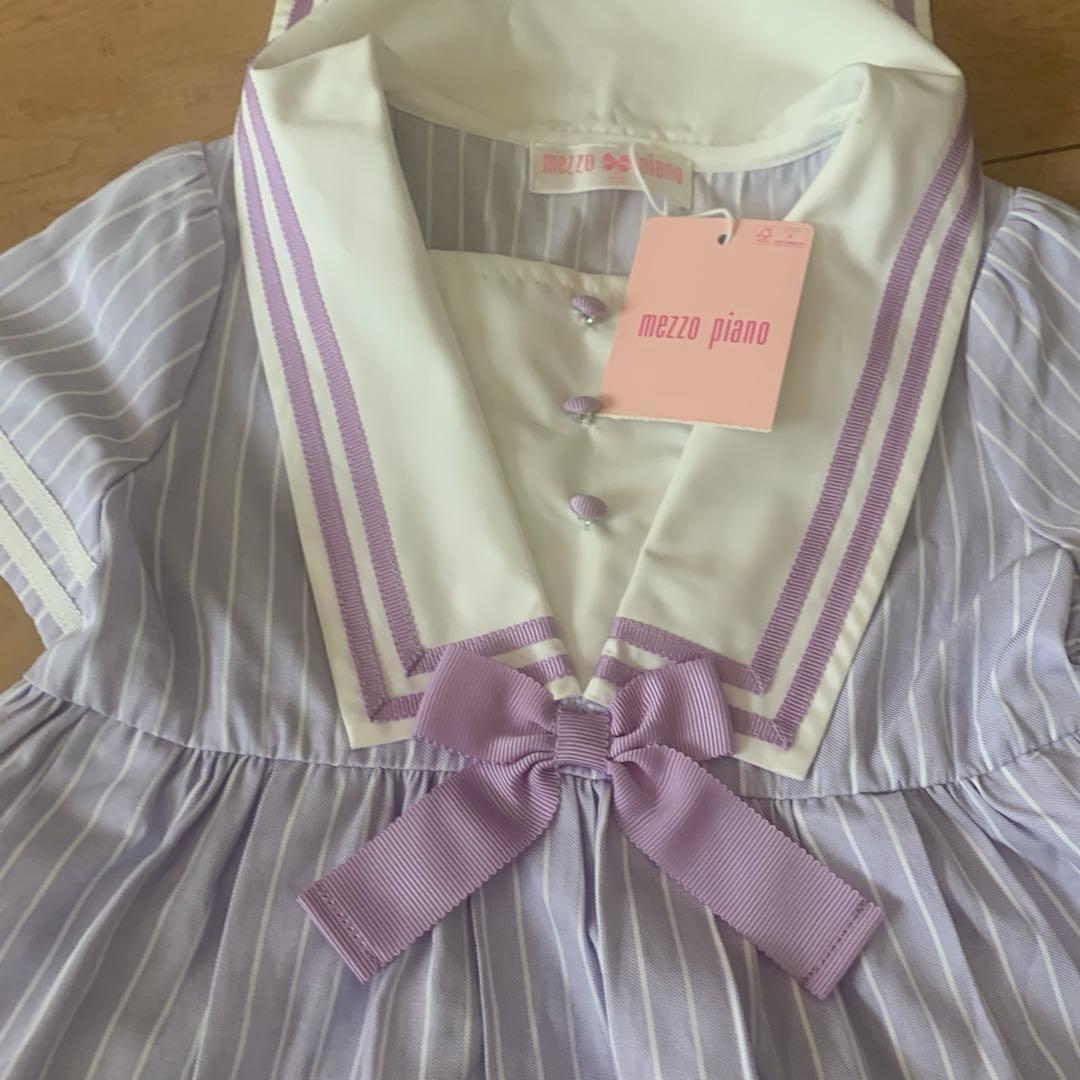 【新品・タグ付】メゾピアノ♡セーラーワンピース