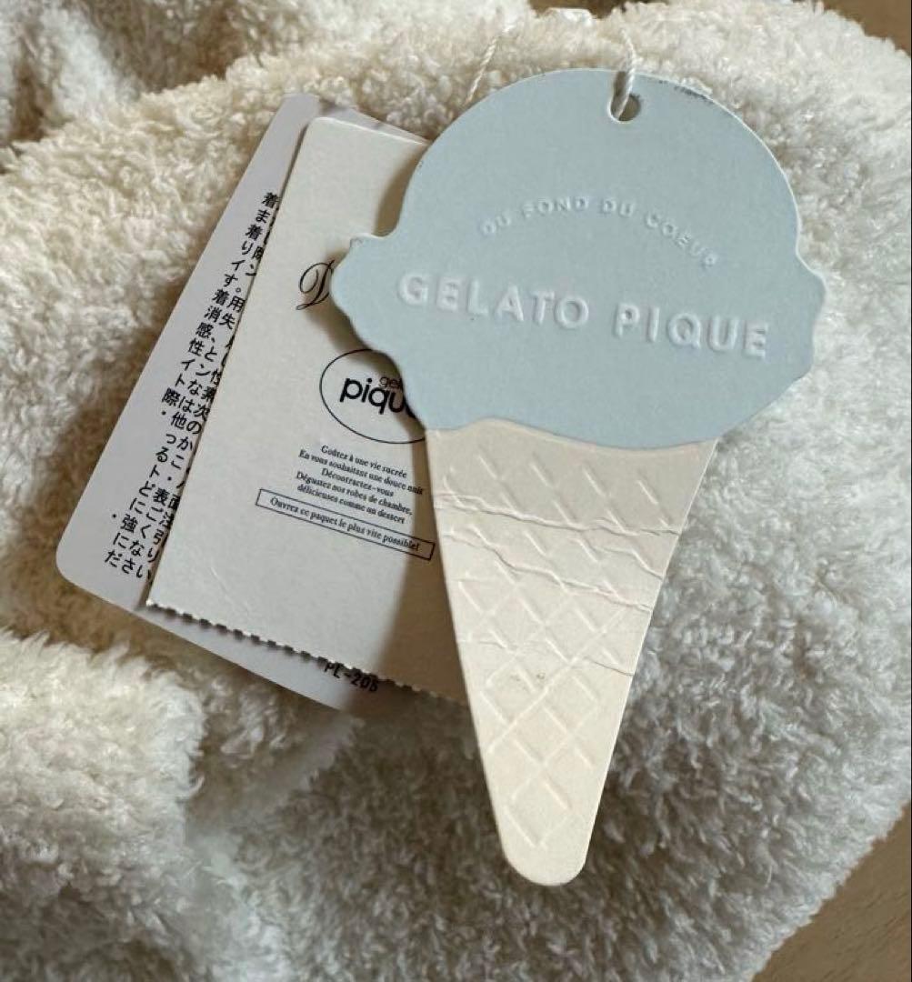 【新品タグ付き】ジェラートピケ ベビモコCATジャガードプルオーバー ホワイト