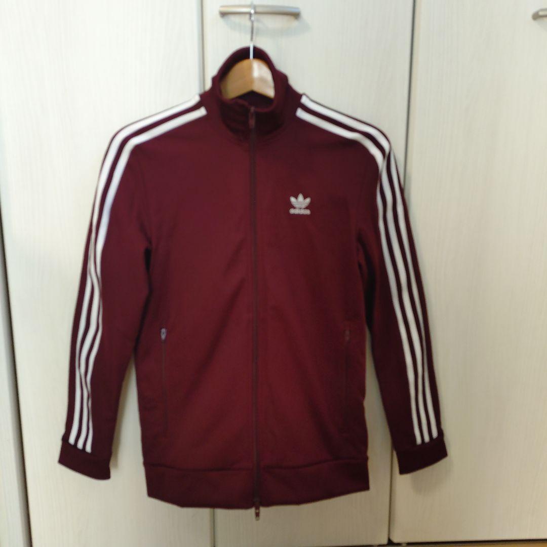 adidas ベッケンバウアー バーガンディ ジャージ ジャケット