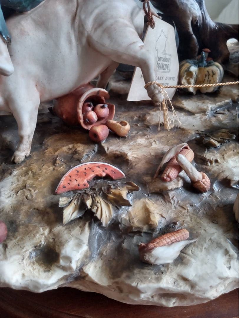 PORCELLANE PRINCIPE カポディモンテ 陶器　特大　美術品