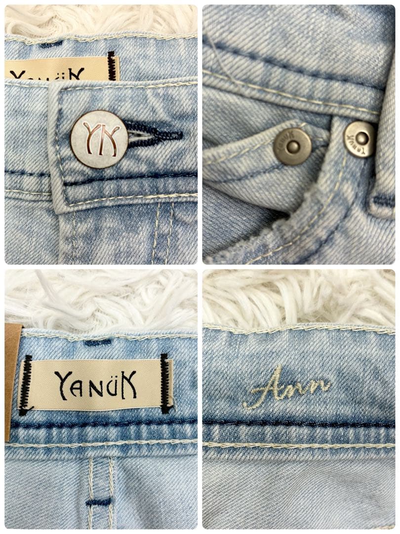 【タグ付き】 ヤヌーク ANN ボーイズテーパード 27 ストレッチ 未使用品