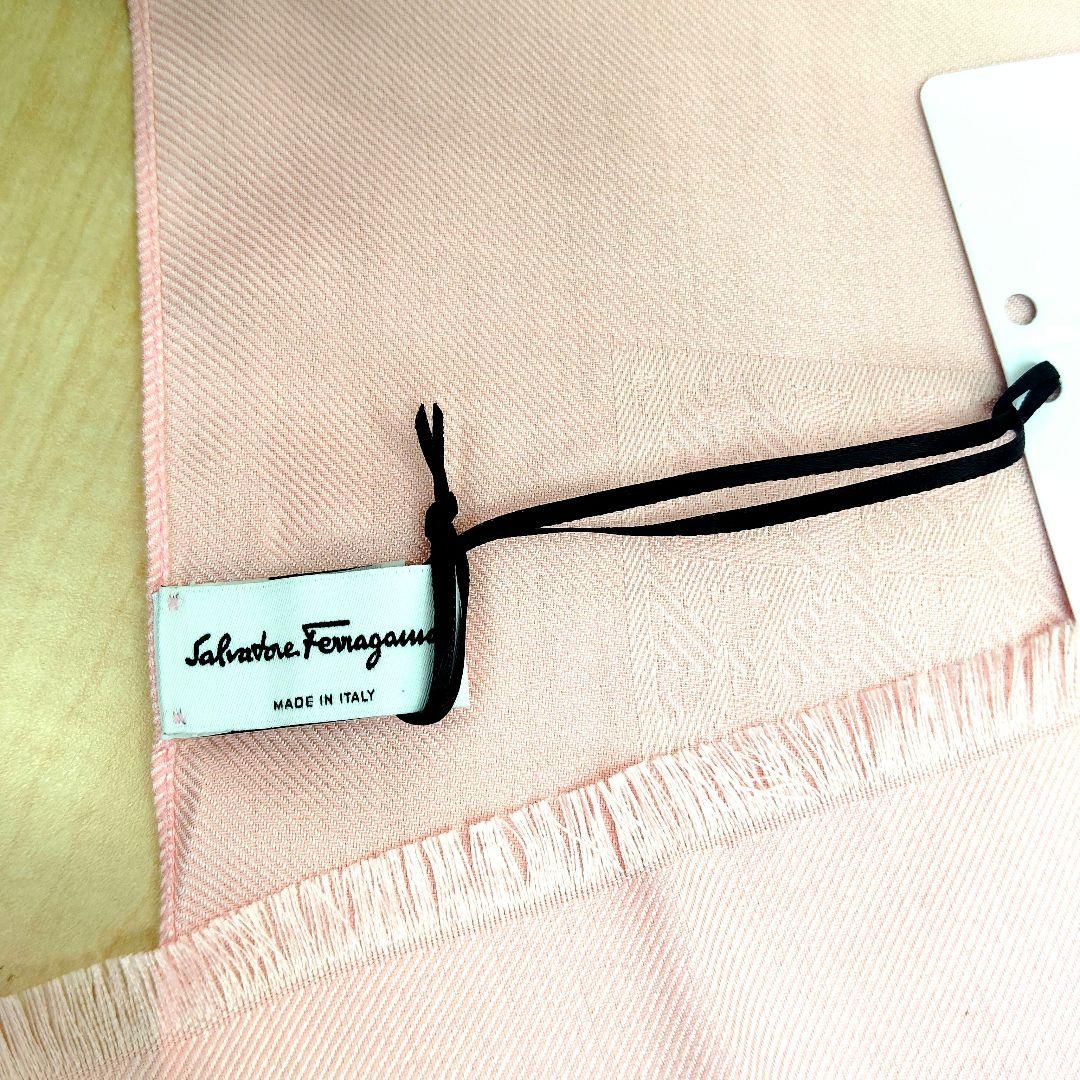 【T】美品✨売り尽くし✨Salvatore Ferragamo　ストール　ピンク